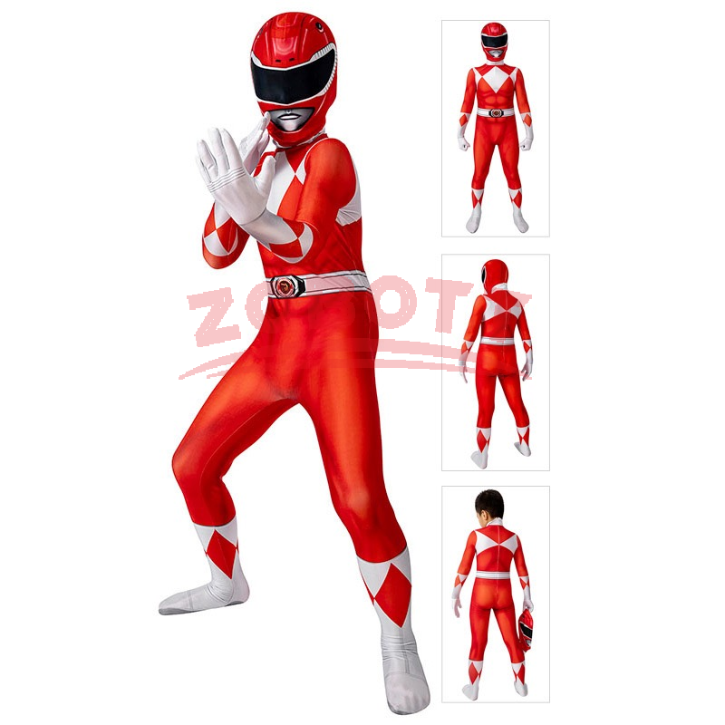 Spiderman Jumpsuit Kids - Adulte Morpher super-héros samouraï Sentai Shinkenger