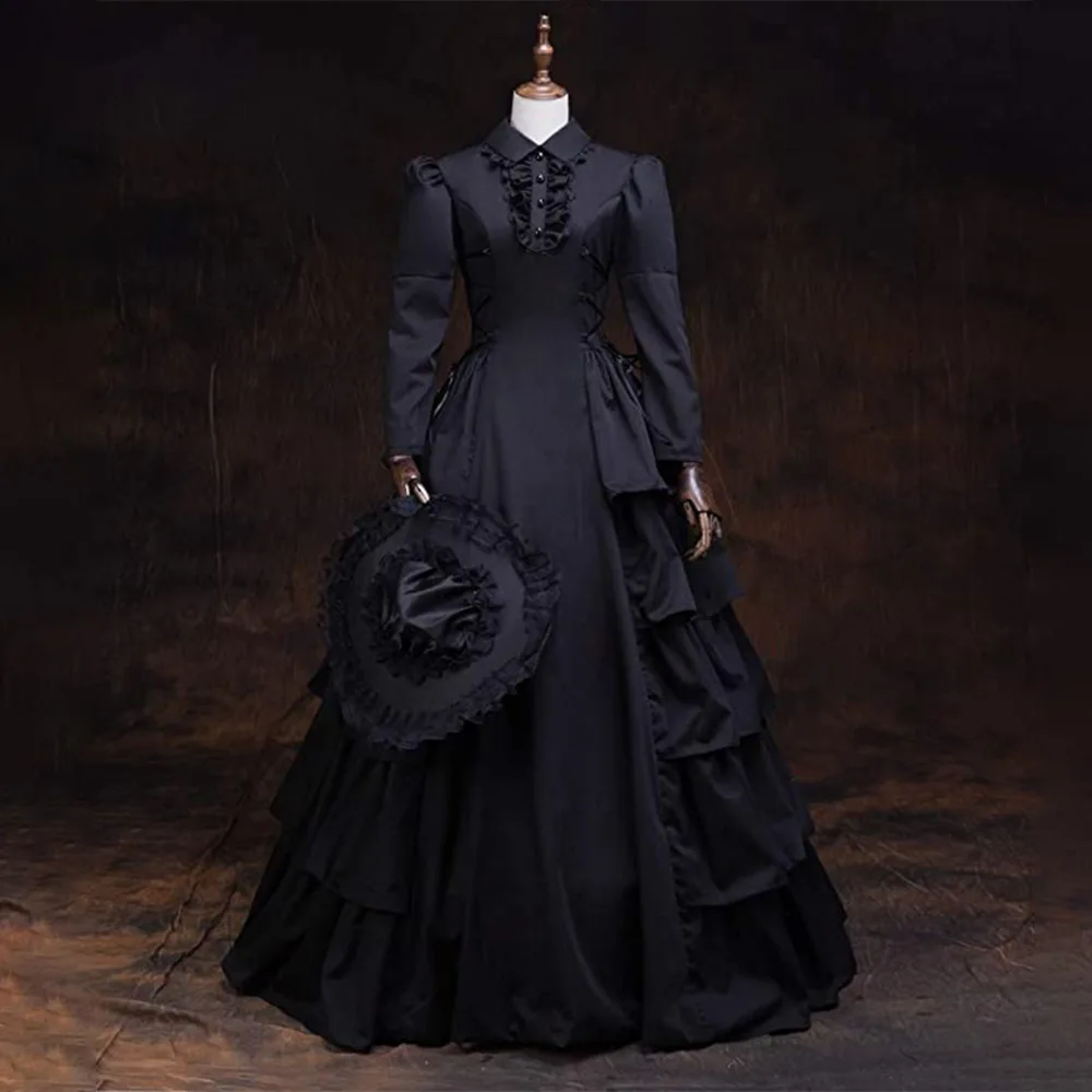 Medieval Renaissance Dress Women - Costume de cosplay de princesse médiévale