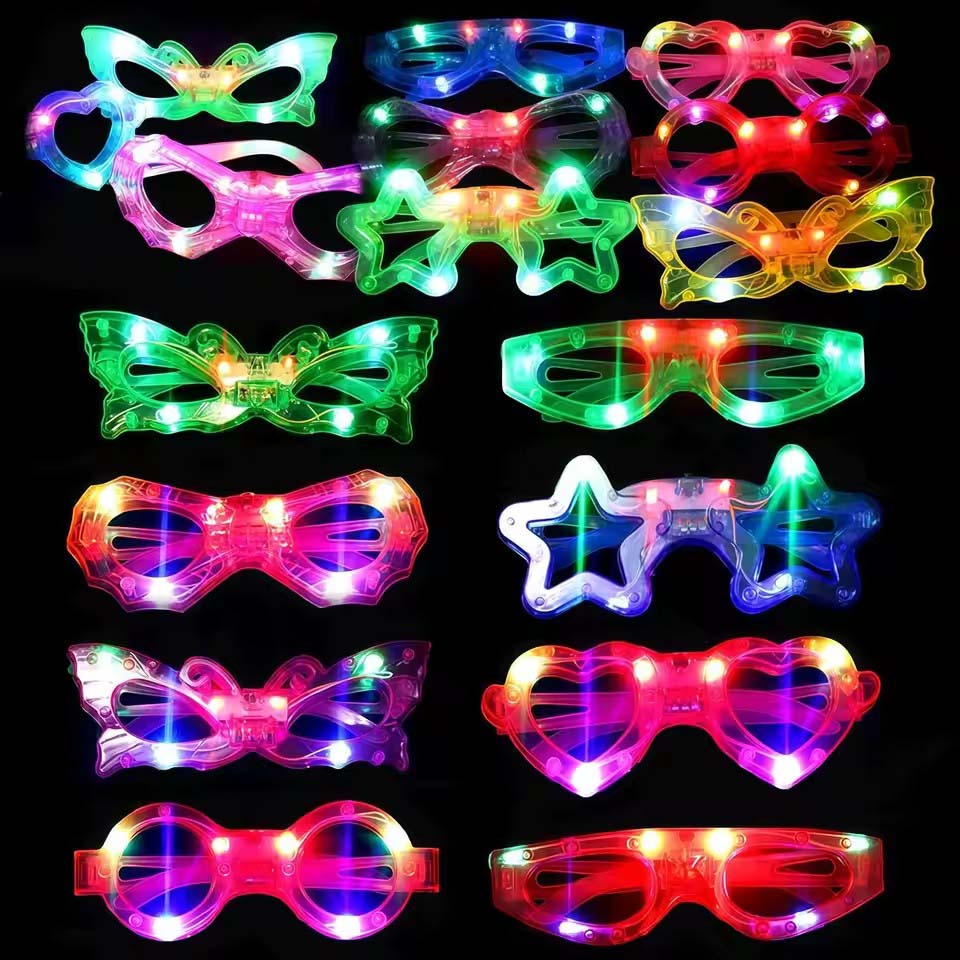 Glow In The Dark Party Glasses - Lunettes qui brillent dans le noir,