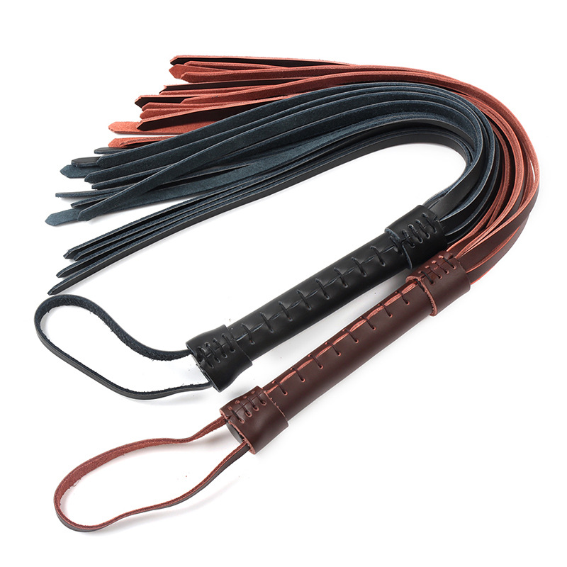 Party Supplies - Flogger érotique en cuir BDSM, fouet