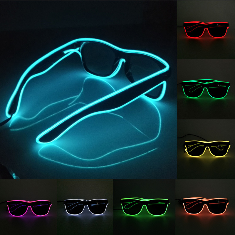 Glow In The Dark Party Glasses - Nouvelles lunettes Led lumières Rave fêtes