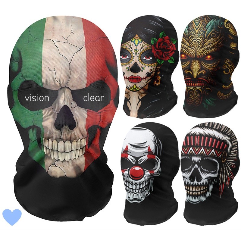 Led Purge Mask Halloween - Squelette plein visage mode chapeaux masque