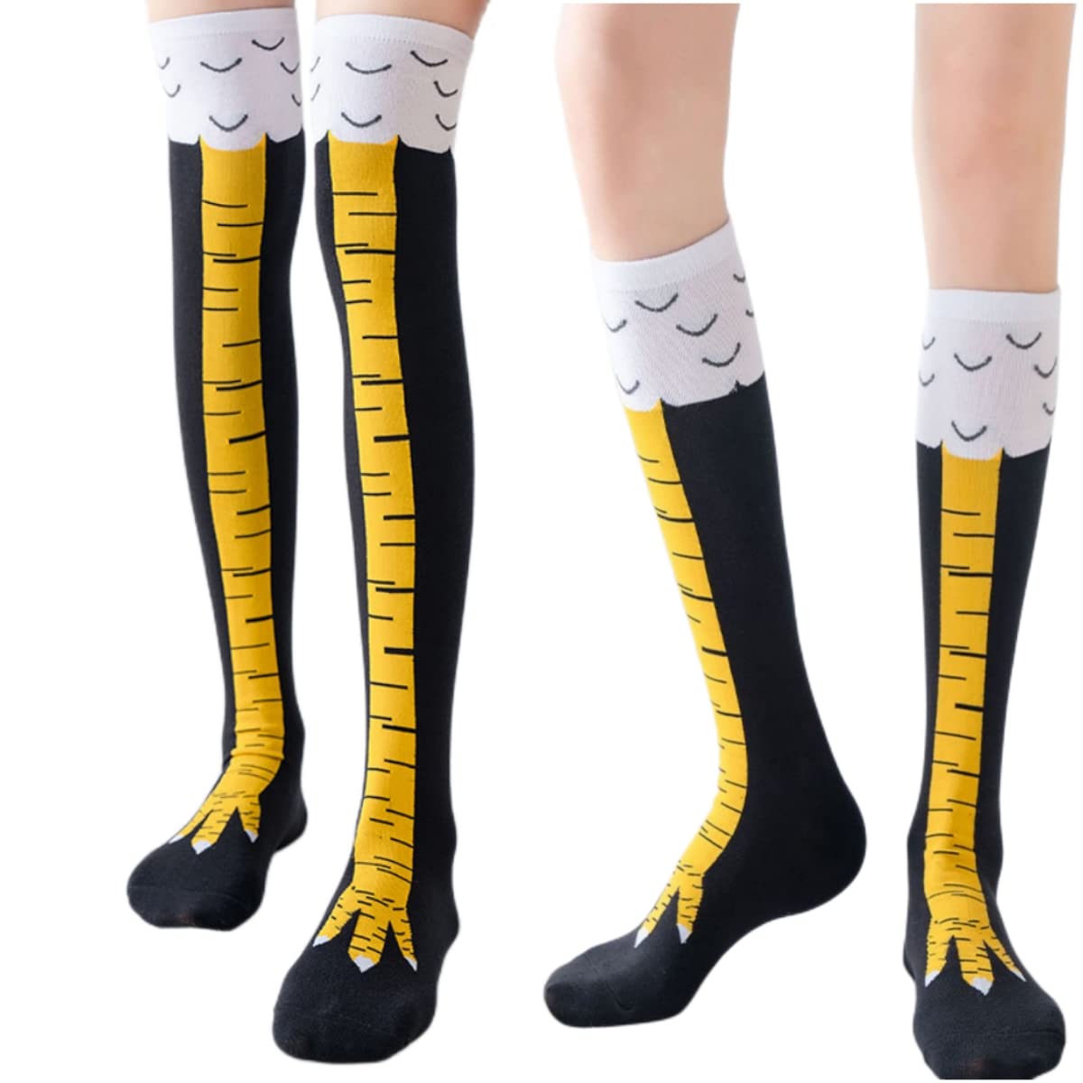 Funny Chicken Leg Socks - Chaussettes à griffes jetables pour femmes,
