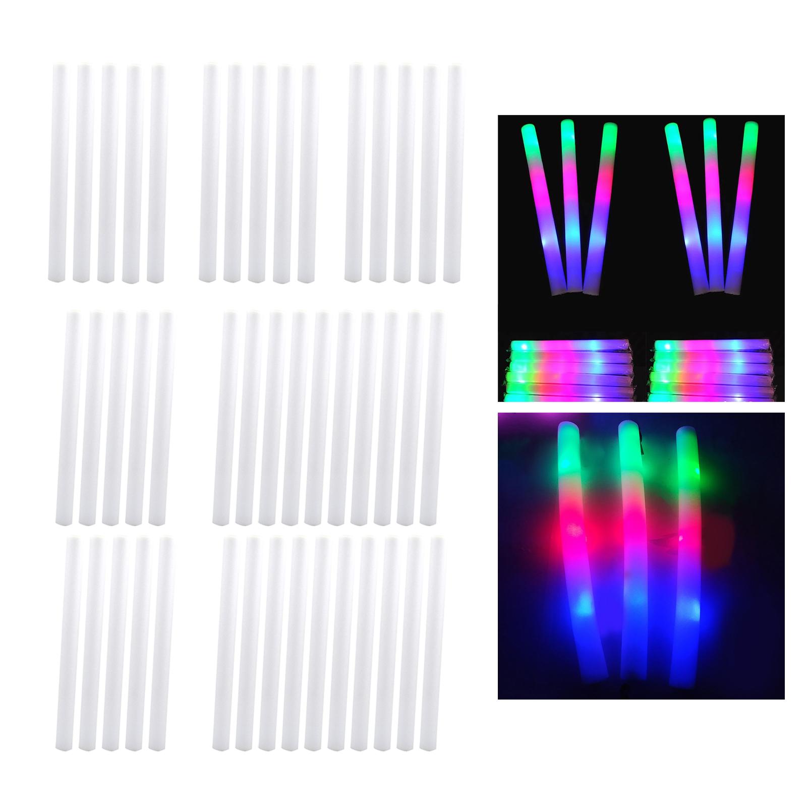 Flashing Led Foam Sticks Party - Bâtons en mousse LED, accessoires de
