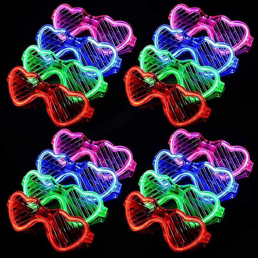 Glow In The Dark Party Glasses - Lunettes lumineuses en vrac 5/10/20/30/50, lunettes