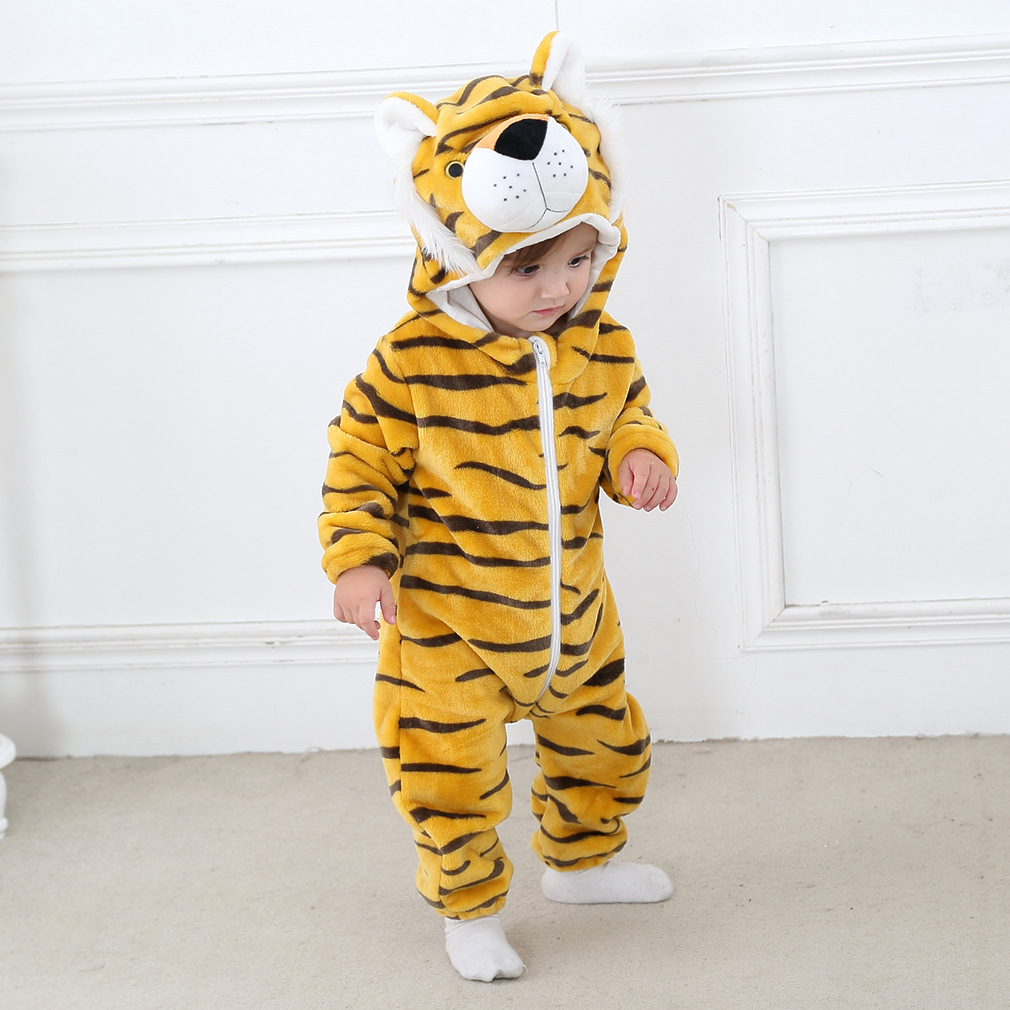 Spiderman Jumpsuit Kids - Bébé barboteuses enfants Cosplay hiver flanelle