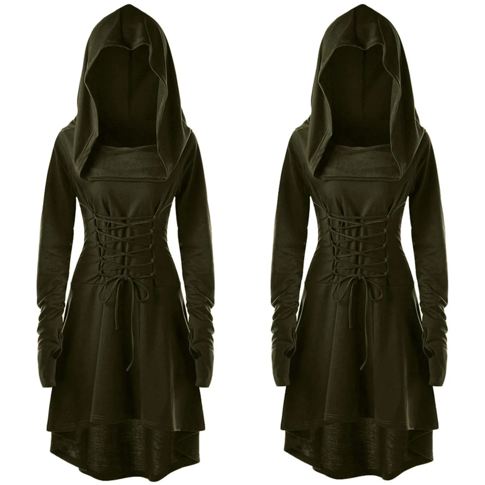 Medieval Renaissance Dress Women - Costume d'archer médiéval pour femmes, Robe