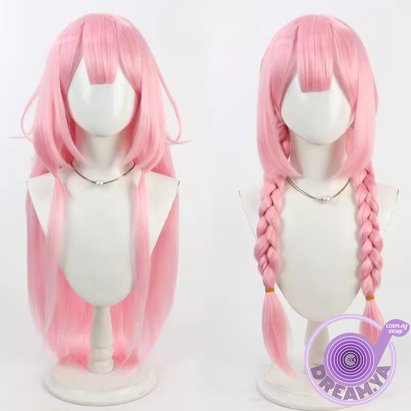 Anime Cosplay Wig Heat Resistant - Suou Sango Cosplay perruque Vtuber rose