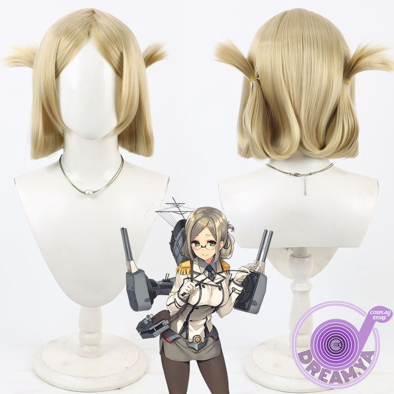 Anime Cosplay Wig Heat Resistant - Perruque de Cosplay Katori Kantai Collection,