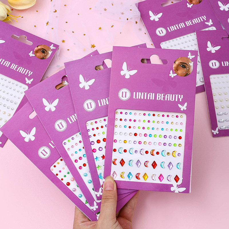 Party Supplies - Autocollants de pierres précieuses pour le