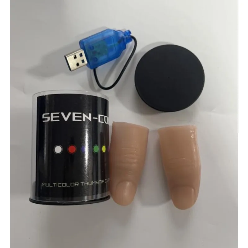 Thumb Tip Magic Trick Set - Embouts de pouce lumineux LED sept