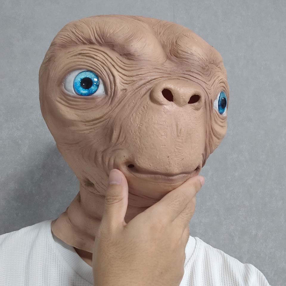 Masque réaliste en latex d'ali - Latex Alien Mask Realistic avis et prix