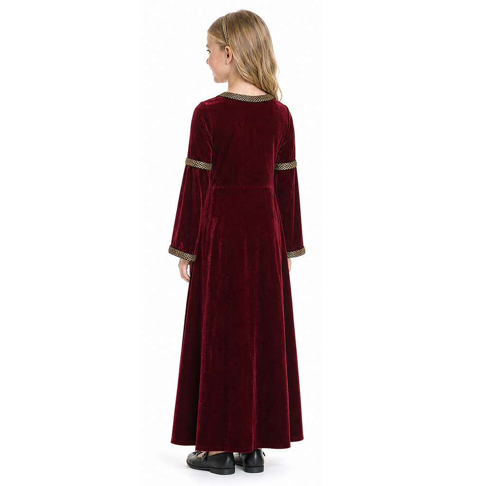 Robe en velours de style médié - Medieval Renaissance Dress Women avis et prix