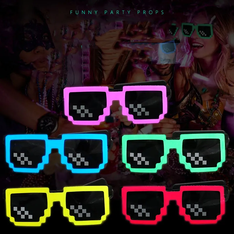 Lunettes lumineuses LED sans f - Glow In The Dark Party Glasses avis et prix