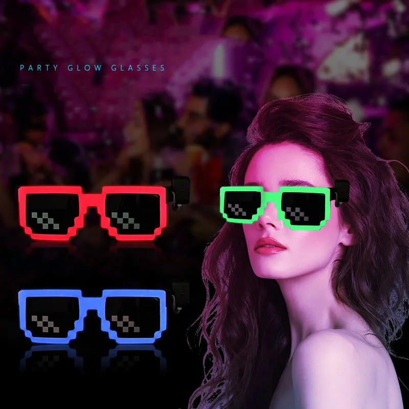 Lunettes lumineuses LED sans f - Glow In The Dark Party Glasses avis et prix