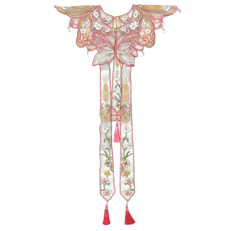 Écharpe à franges avec broderi - Costumes avis et prix