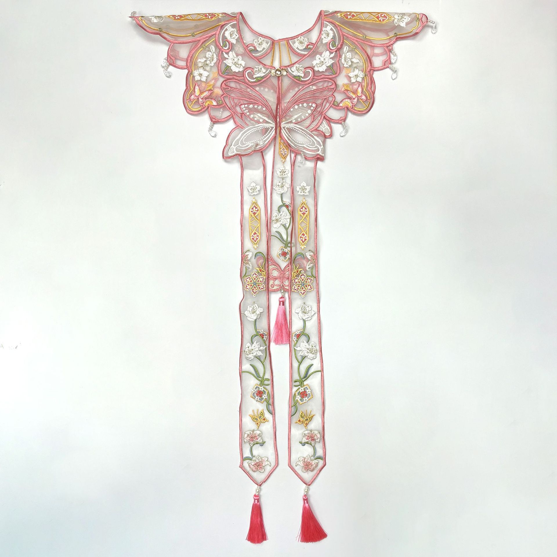 Écharpe à franges avec broderi - Costumes avis et prix