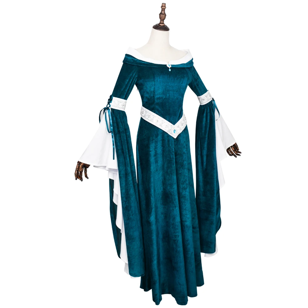 Robe de style elfe médiéval et - Medieval Renaissance Dress Women avis et prix