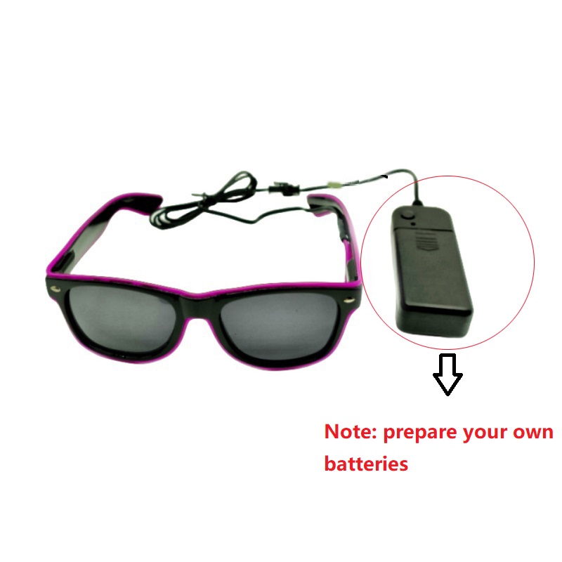 Nouvelles lunettes Led lumière - Glow In The Dark Party Glasses avis et prix