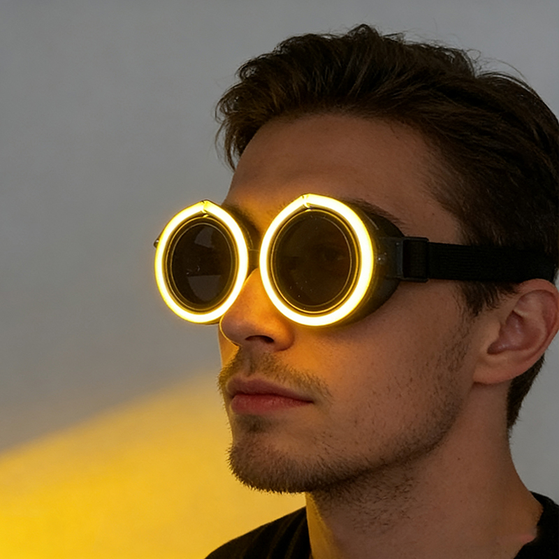 Nouvelles lunettes LED lumineu - Glow In The Dark Party Glasses avis et prix