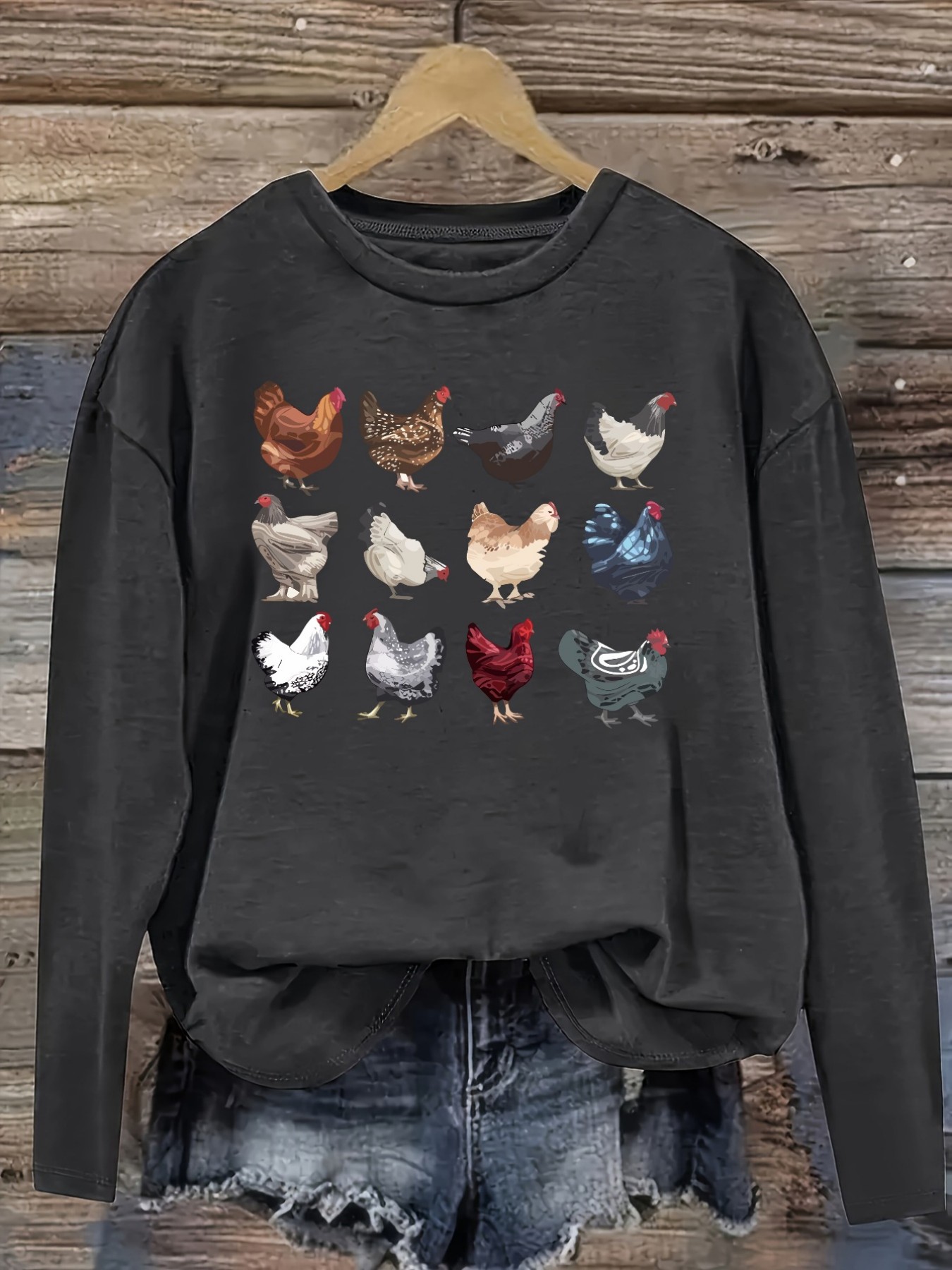 T-shirt décontracté à manches  - Costumes avis et prix