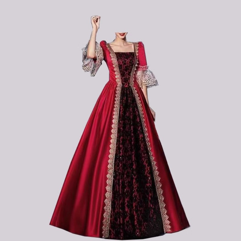 Robe de cour victorienne médié - Costumes avis et prix