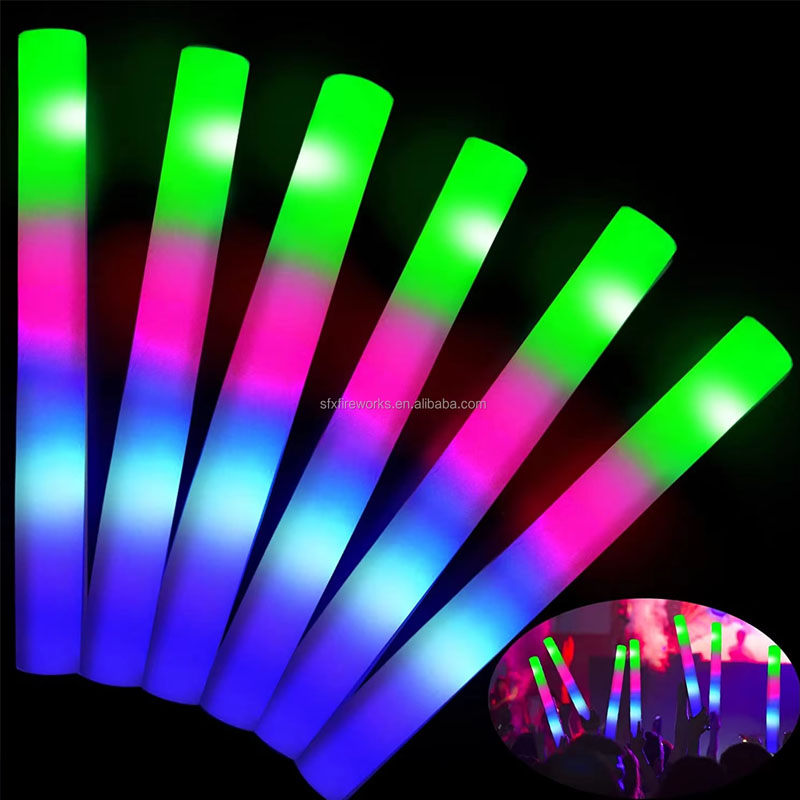 20 bâtons lumineux en mousse L - Flashing Led Foam Sticks Party avis et prix