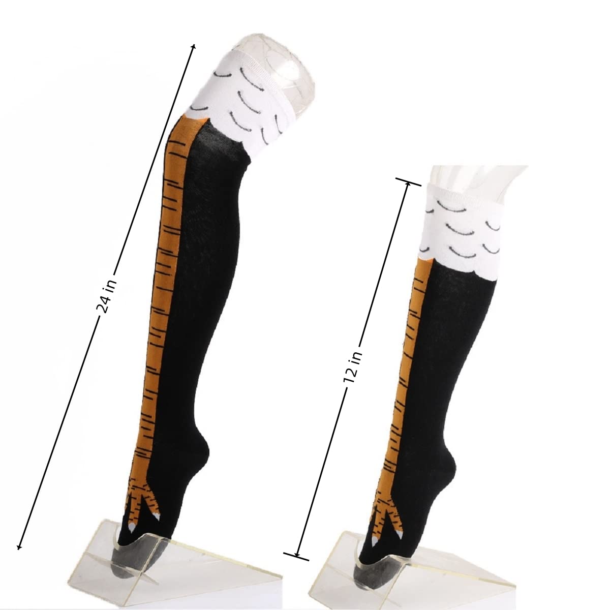 Chaussettes à griffes jetables - Funny Chicken Leg Socks avis et prix
