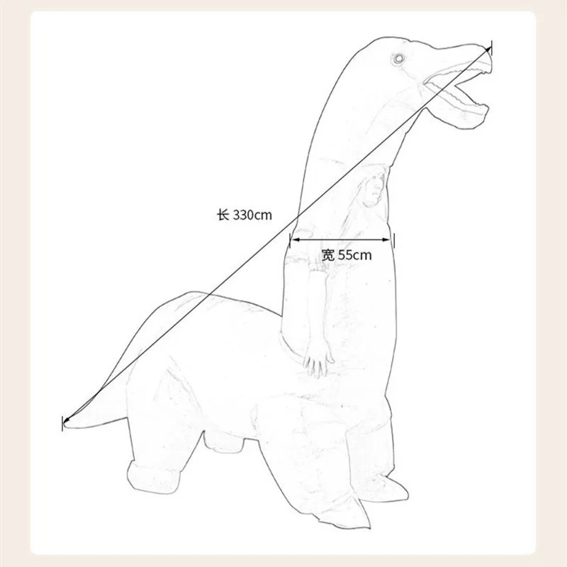 2024 nouveau Costume de dinosa - Inflatable Dinosaur Costume Adult avis et prix