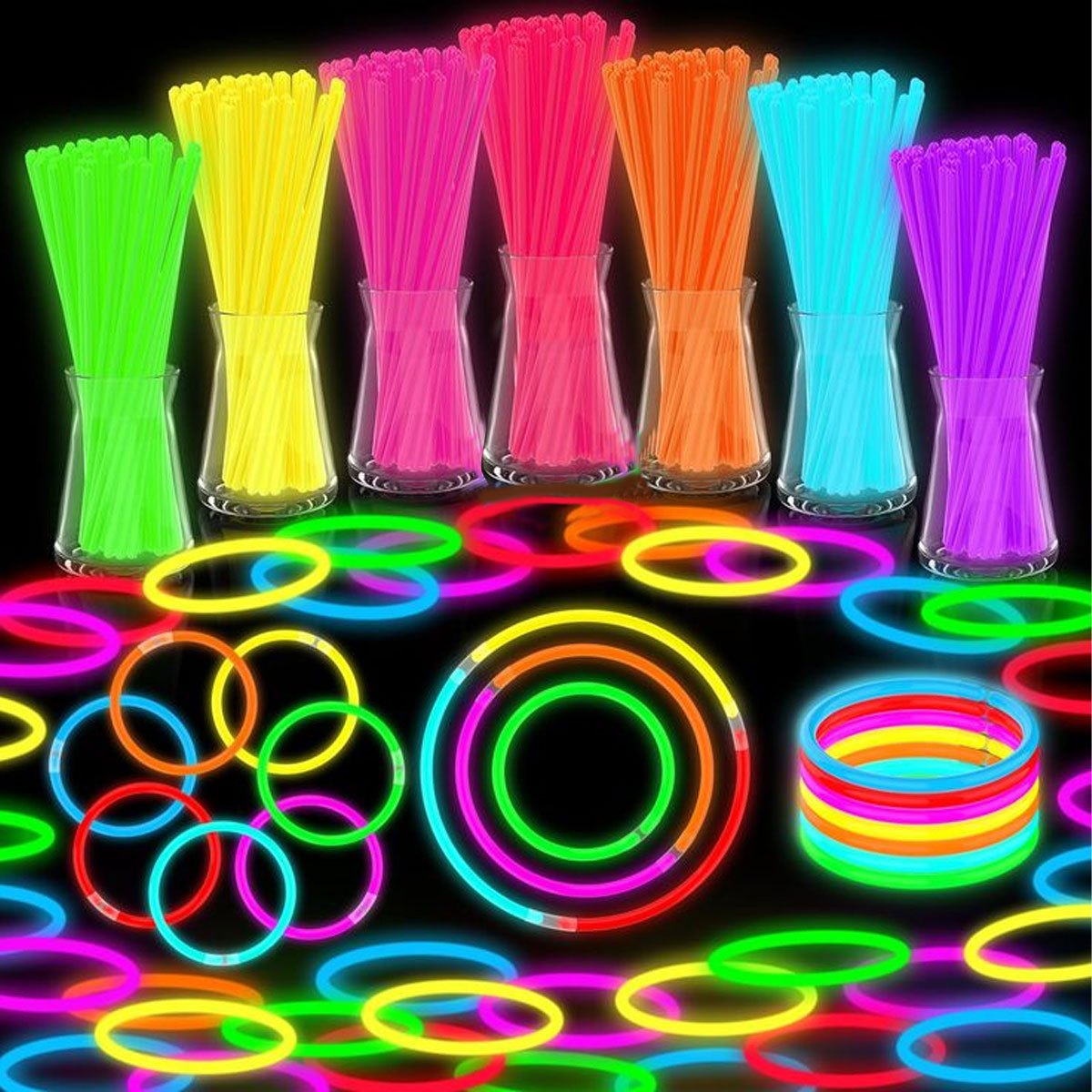 Ensemble de 15/35 bâtonnets lu - Glow In The Dark Party Glasses avis et prix