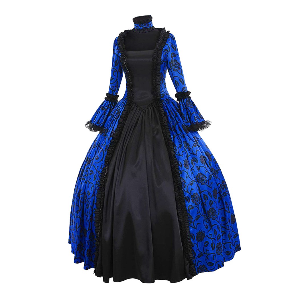 Robe gothique Vintage exquise  - Medieval Renaissance Dress Women avis et prix