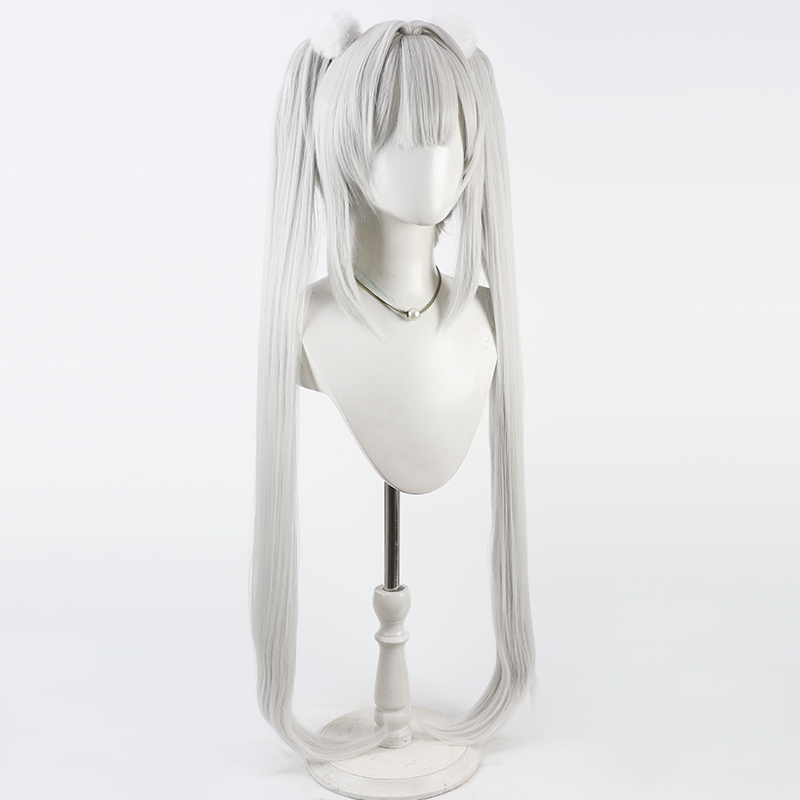 Perruque de Cosplay Blanc Nikk - Anime Cosplay Wig Heat Resistant avis et prix