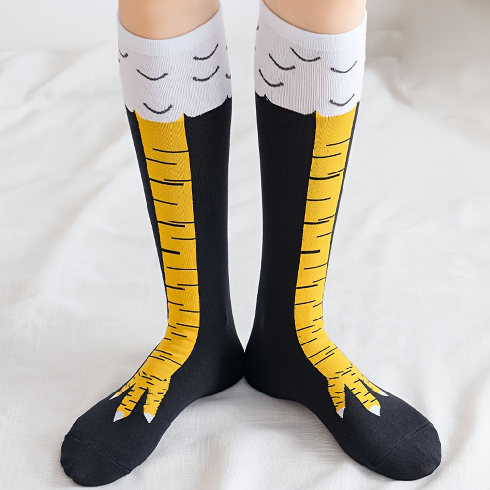 1 Paire de Chaussettes Hautes  - Funny Chicken Leg Socks avis et prix