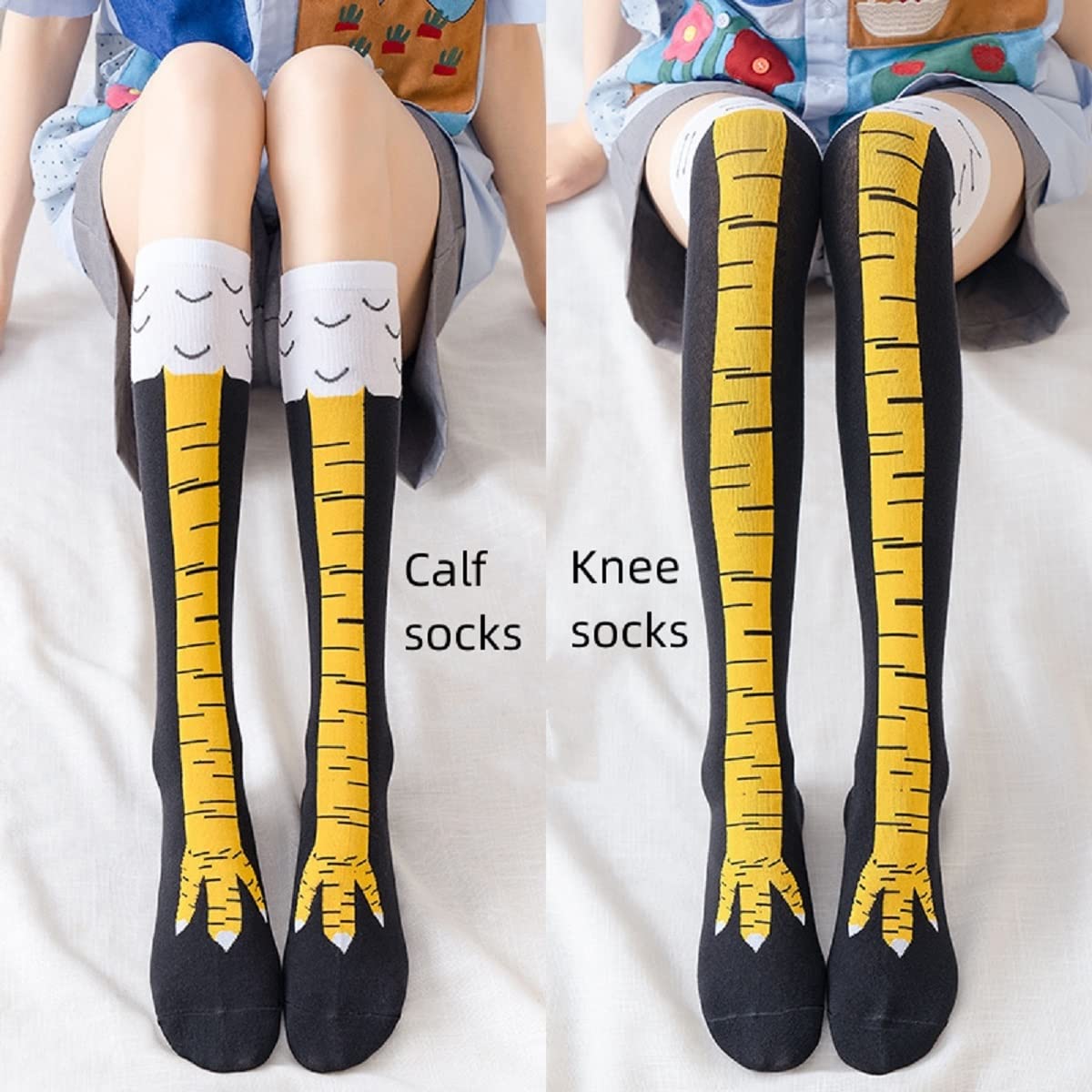 1/2/5 paires de chaussettes ha - Funny Chicken Leg Socks avis et prix