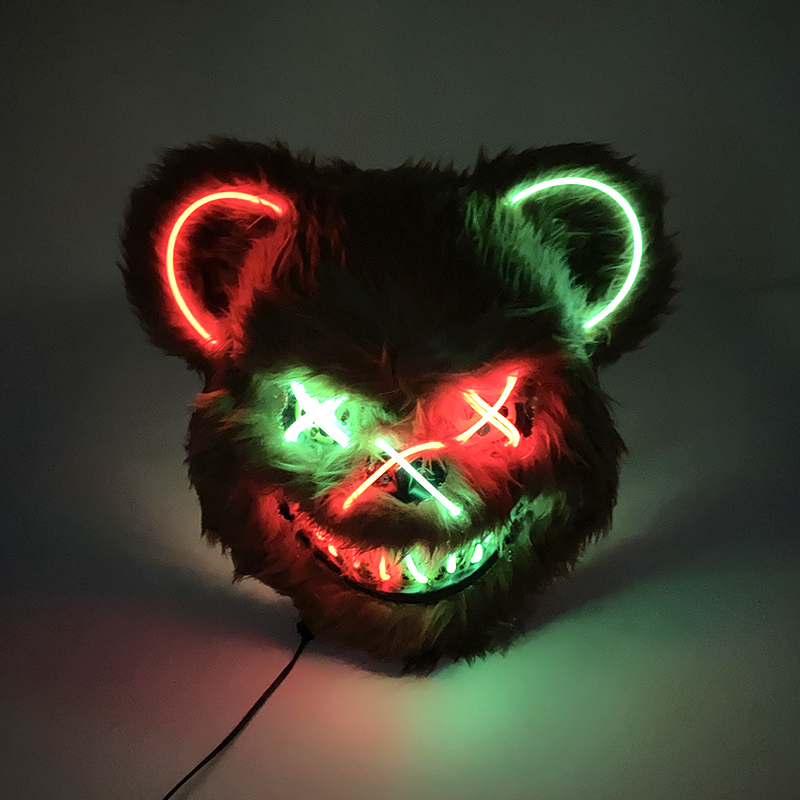 Masque d'Animal Horreur Lumine - Led Purge Mask Halloween avis et prix