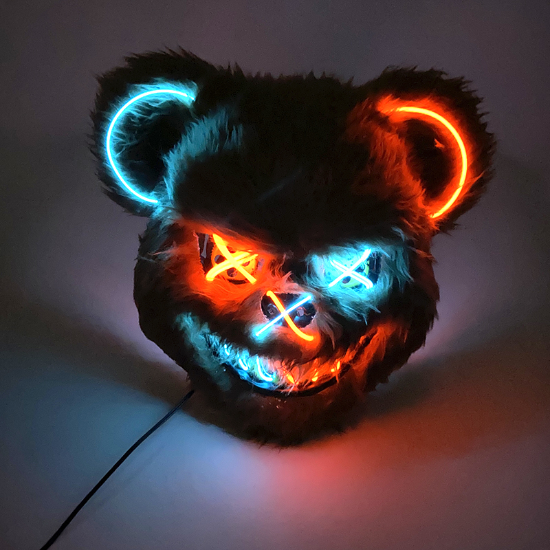 Masque d'Animal Horreur Lumine - Led Purge Mask Halloween avis et prix
