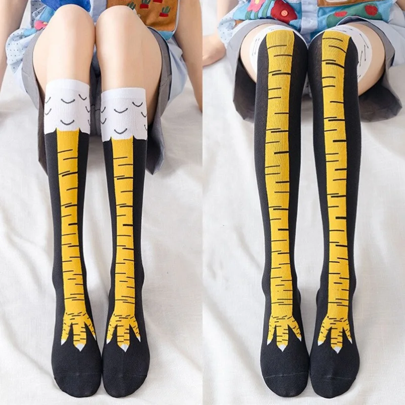 Chaussettes hautes amusantes à - Funny Chicken Leg Socks avis et prix