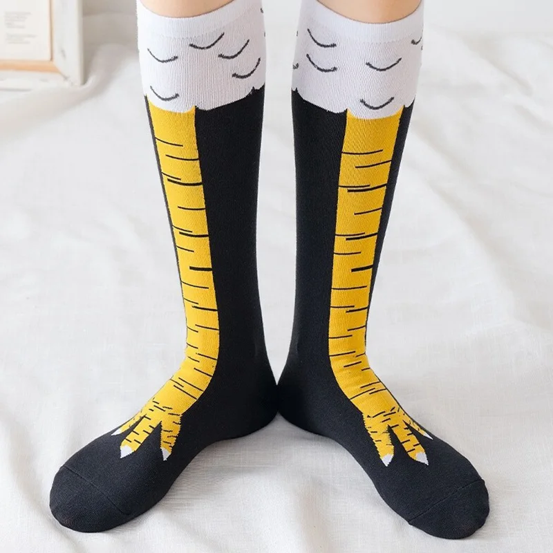 Chaussettes hautes amusantes à - Funny Chicken Leg Socks avis et prix
