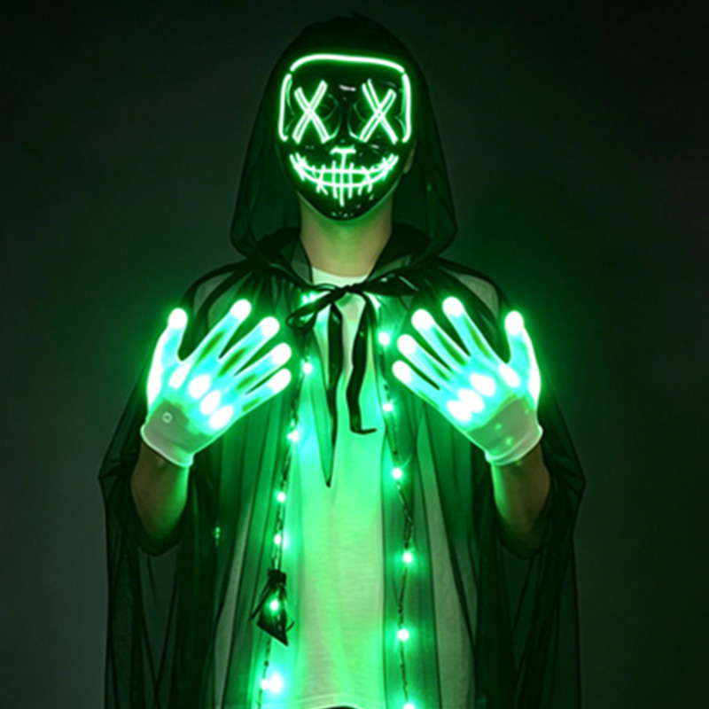 Ensemble de masque de crâne LE - Led Purge Mask Halloween avis et prix