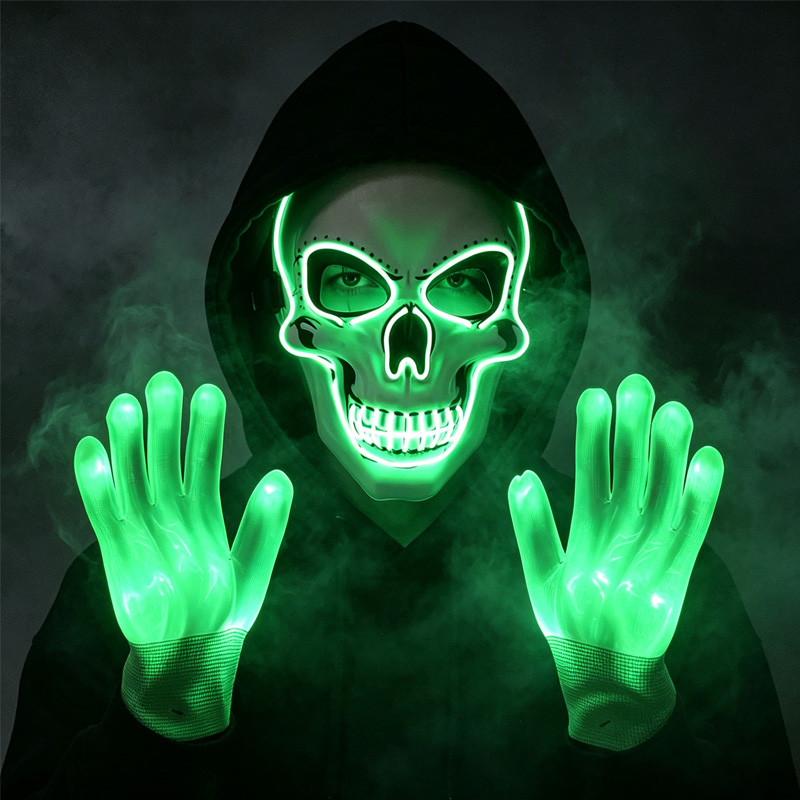 Ensemble de masque de crâne LE - Led Purge Mask Halloween avis et prix