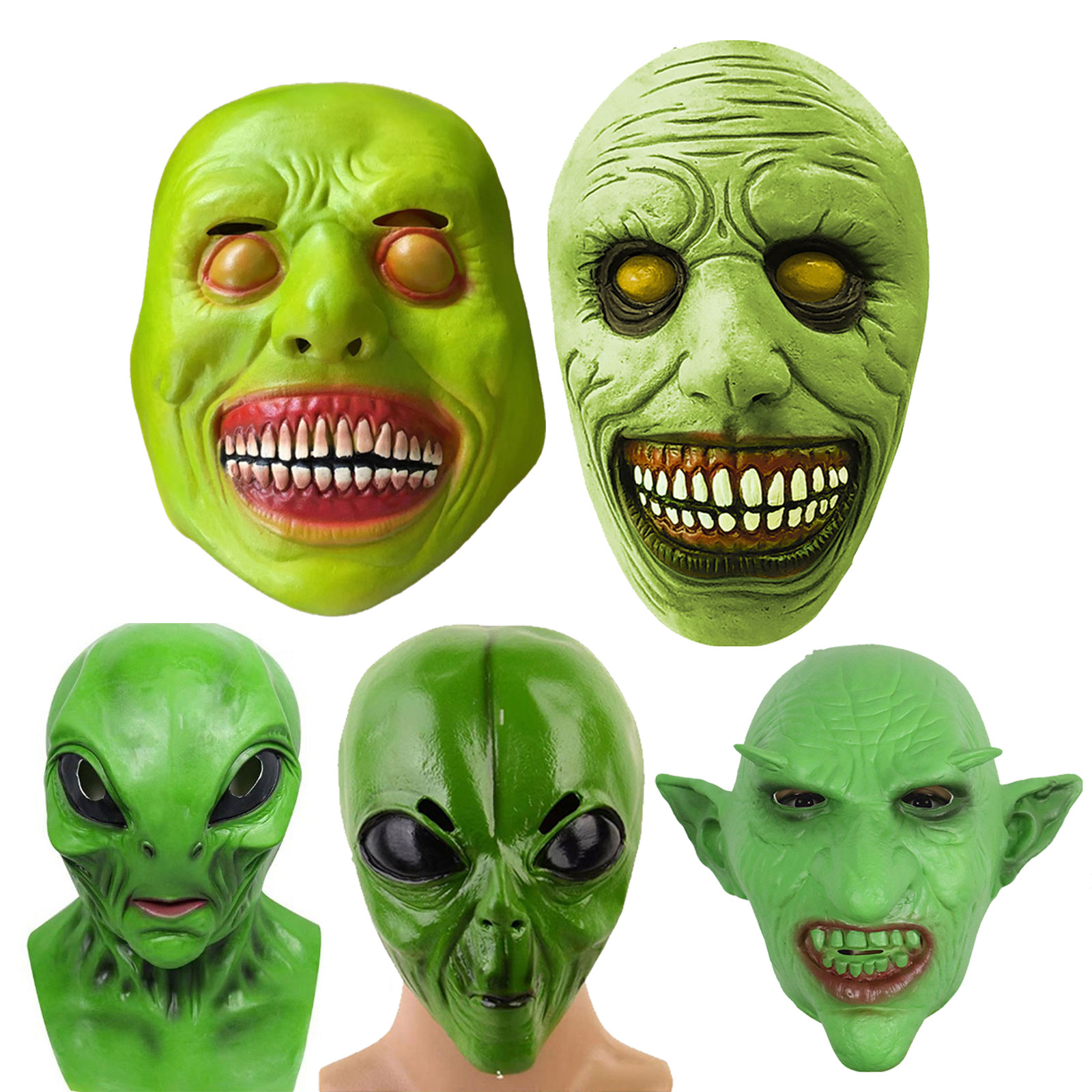 Masque Alien d'Halloween réali - Latex Alien Mask Realistic avis et prix
