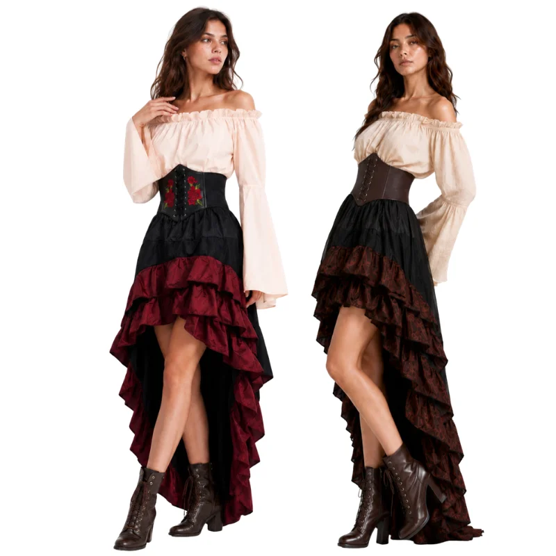 Robe de pirate médiévale rétro - Medieval Renaissance Dress Women avis et prix