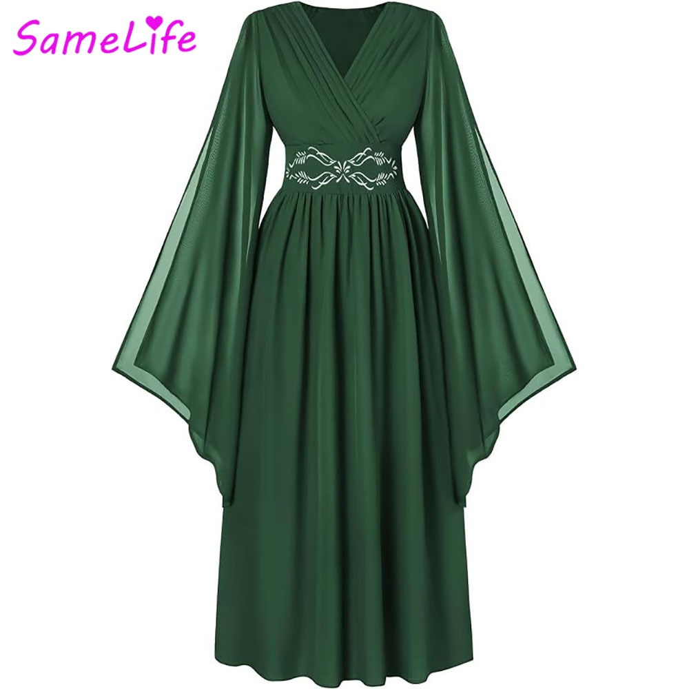 Vente en gros de robe de princ - Medieval Renaissance Dress Women avis et prix