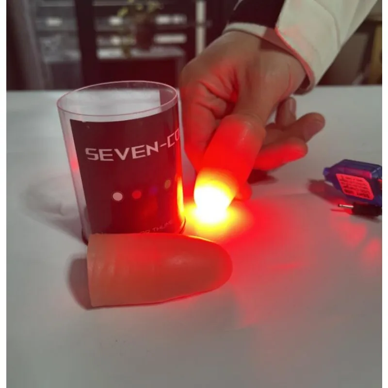 Embouts de pouce lumineux LED  - Thumb Tip Magic Trick Set avis et prix
