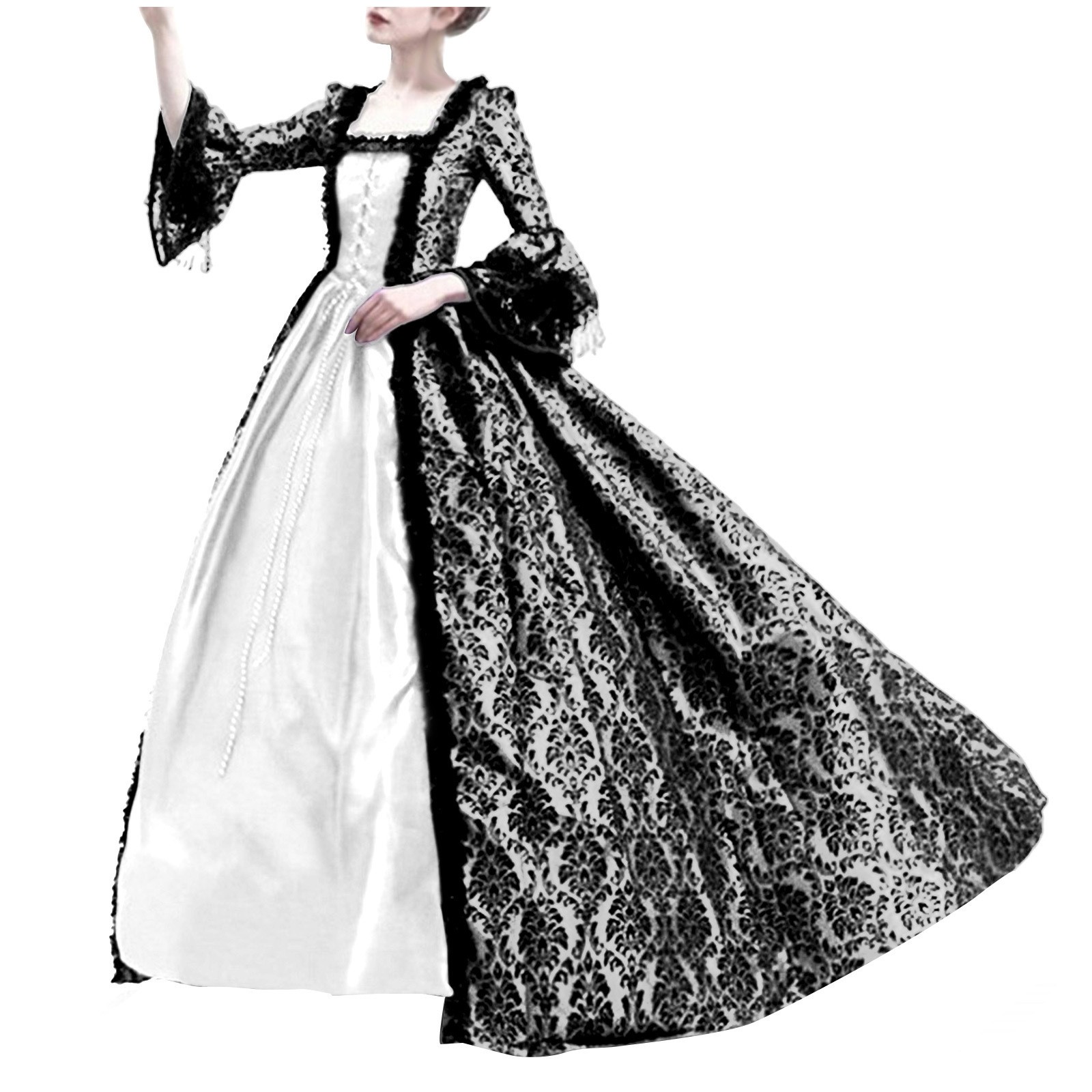 Robe longue médiévale vintage  - Medieval Renaissance Dress Women avis et prix